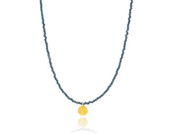 Collier Bleu Cateye 'Lucky Eye'