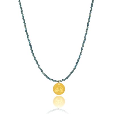 Blue Terahertz 'Rainbow' Necklace