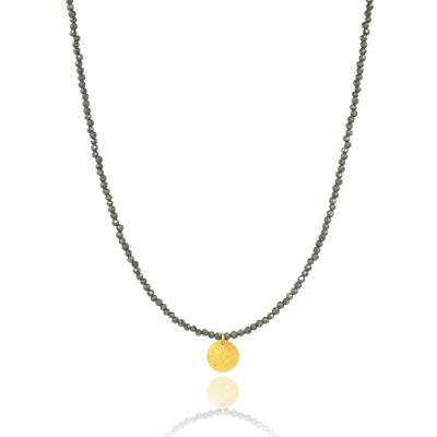 Grey Terahertz 'Little Heart' Necklace