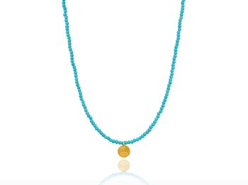 Collier 'Lucky Eye' Turquoise