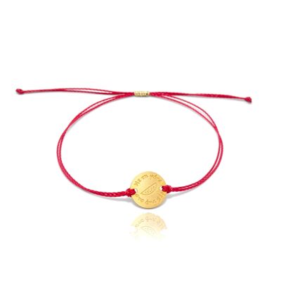 Bracciale rosso "anguria".