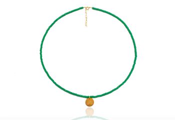 Collier 'Rainbow' Cristal Vert