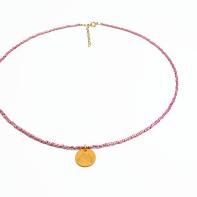 Collier Miyuki Rainbow 'Ola kala tha pane' - Lila