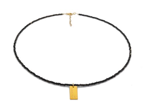 Black 'Hero 21' Necklace
