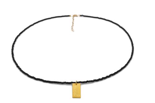Miyuki 'Hero '21' Necklace - Black