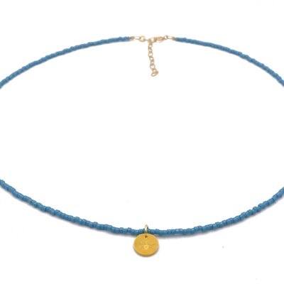 Miyuki 'Lucky Eye' Necklace - Blue