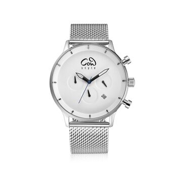 CHRONO Silver Mesh 1