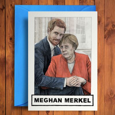 Meghan Merkel - Carte d'anniversaire amusante