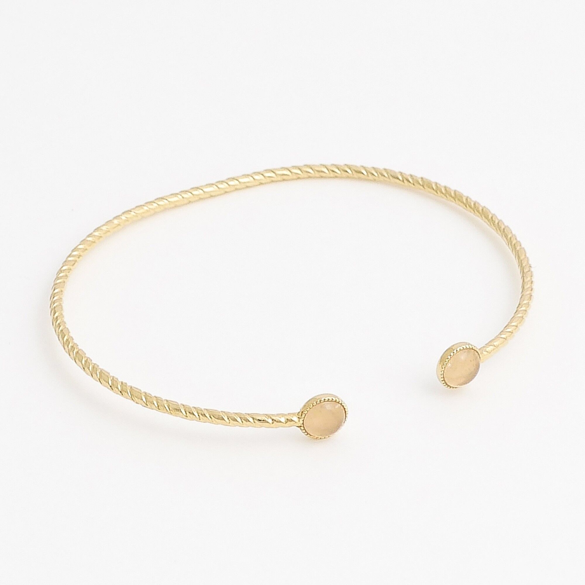 Bracciale in quarzo rosa Bhakti