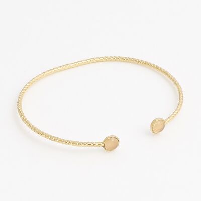 Bhakti rose quartz bangle