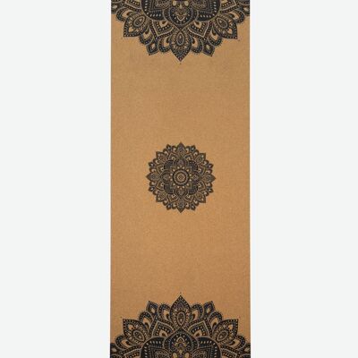 CORK MAT - 3.5mm Mandala Black