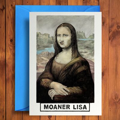 Lisa la Moaneuse - Carte d'anniversaire amusante