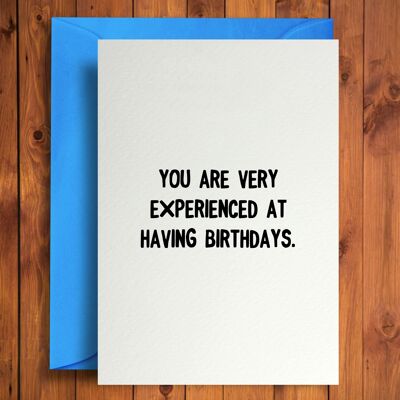 Experience birthday