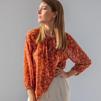 Carrie Printed Blouse