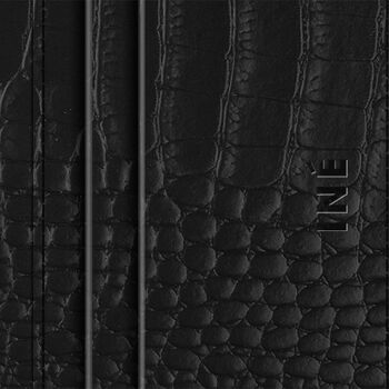 Iné Recycled Leather - The wallet Black Meteor 10