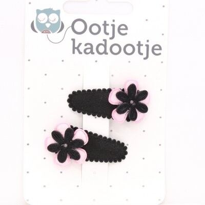 Fermacapelli per bebè UNI nero