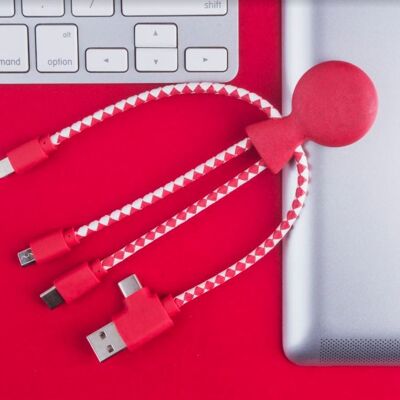 🔌 Mr Bio Wheat Cable - Red 🔌