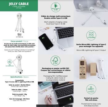 🔌 Jelly Cable - Eco friendly & anti-stress 🔌 5