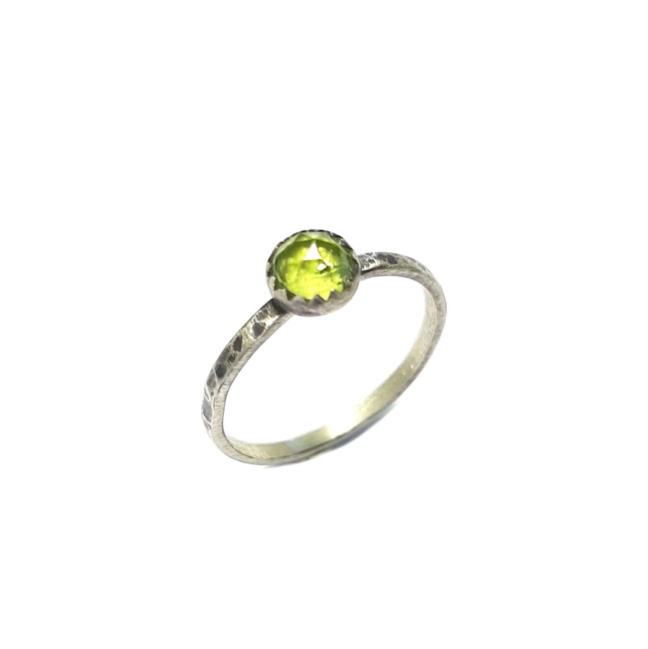Anello Axé Peridot Argento