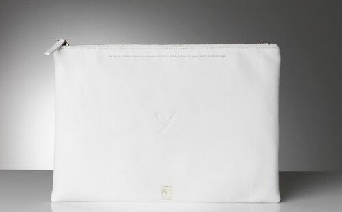 Xlix - poche grande/pouch large - white