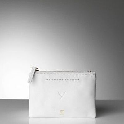 Xxiv - poche petite/pouch small - white