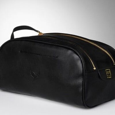 Xlii - caisse d'article de toilette grande/large toiletry case - black