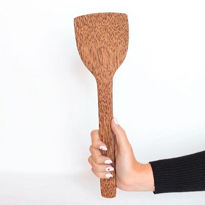 Spatola in legno di cocco | misura grande 33 cm