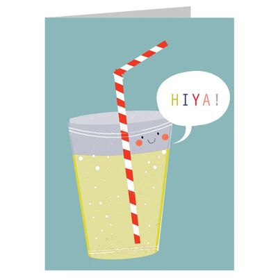 SM01 Mini carte de vœux limonade