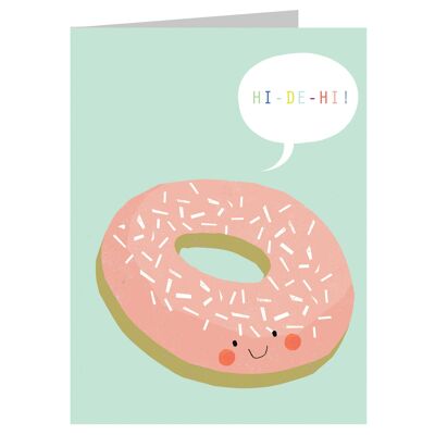 Tarjeta de felicitación SM03 Mini Donut