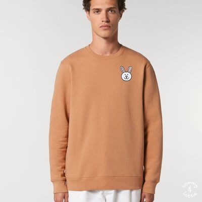 bunny adults organic cotton sweatshirt - Mushroom