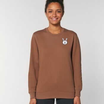 sweat lapin adulte coton bio - Champignon 8