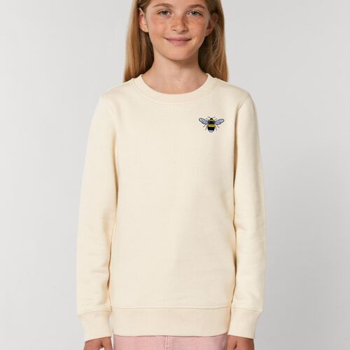 bee kids organic cotton sweatshirt - Natural