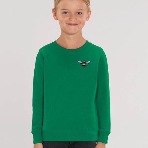bee kids organic cotton sweatshirt - Green