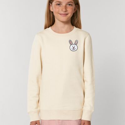 bunny kids organic cotton sweatshirt - Natural