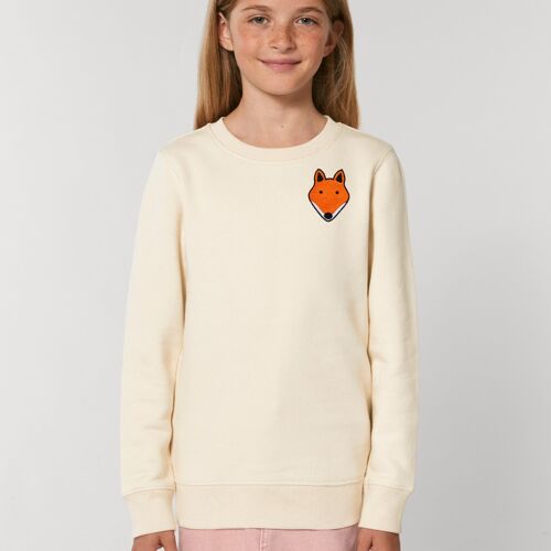fox kids organic cotton sweatshirt - Natural