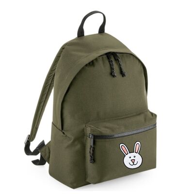 bunny recycled plastic bottles back pack - Khaki