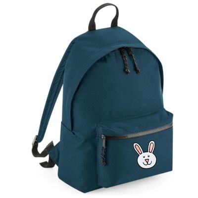 bunny recycled plastic bottles back pack - Blue