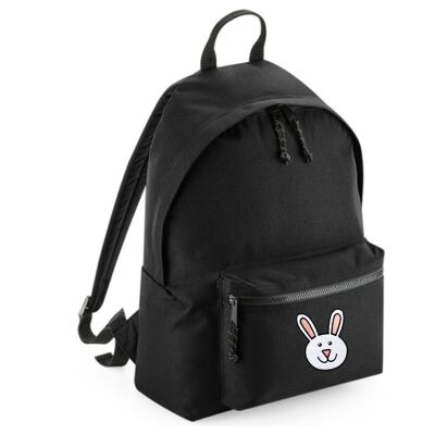 bunny recycled plastic bottles back pack - Black