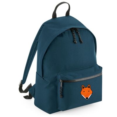 fox recycled plastic bottles back pack - Blue