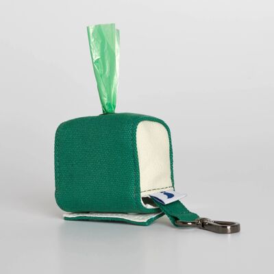 Constantin Green Cotton Canvas Poop Bag Holder Pouch