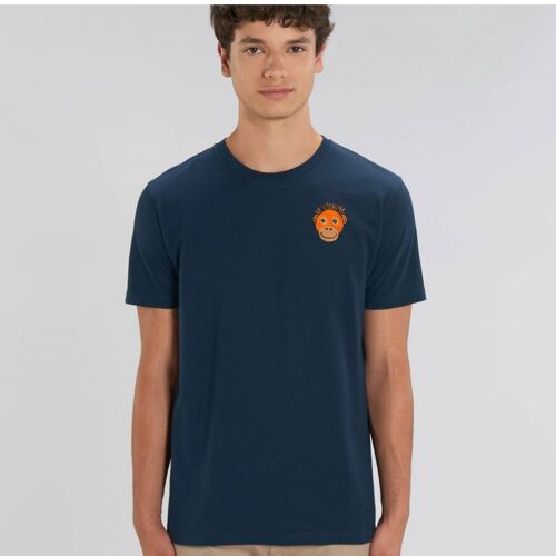 orangutan organic cotton t shirt – adults - Navy