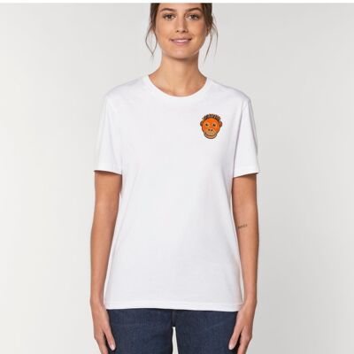 orangutan organic cotton t shirt – adults - White