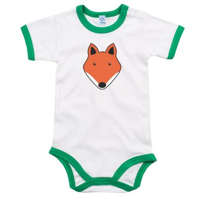 organic cotton fox baby bodysuit