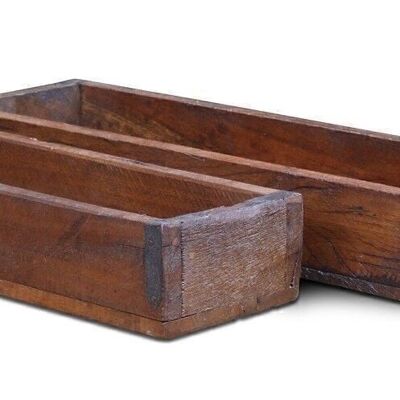 Wooden shop set 2 - narrow tray set