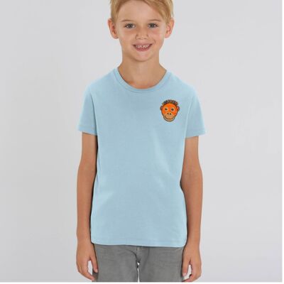 orangutan organic cotton t shirt – kids - Pale blue