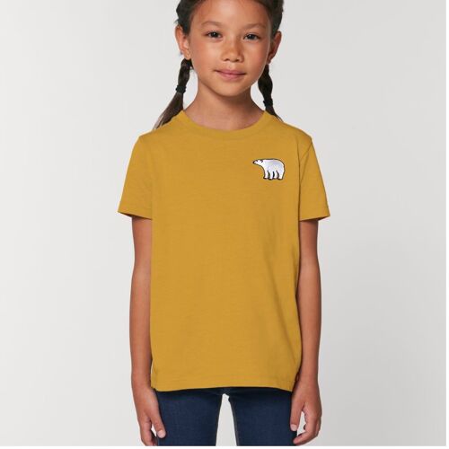 polar bear organic cotton t shirt – kids - Ochre