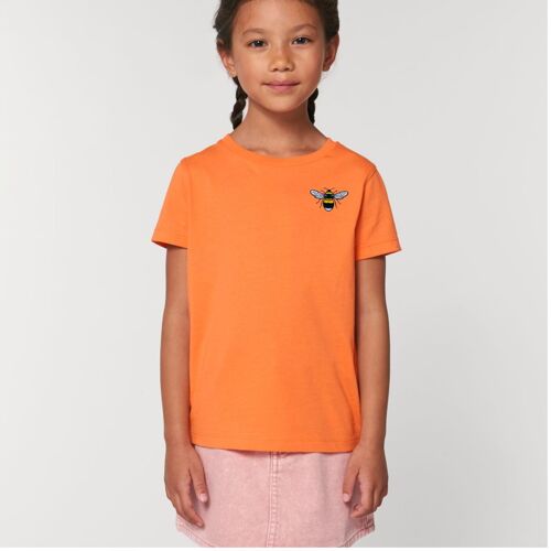 bee kids unisex organic cotton t shirt - Melon code