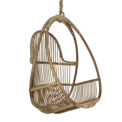 Design from Finland – Aulis Rattan Hanging Chair, antique brown