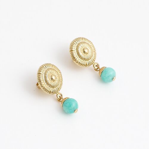 Puces Apollon petites perles amazonite