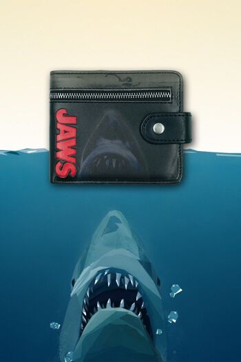 Portefeuille zippé Jaws Shark Attack 2